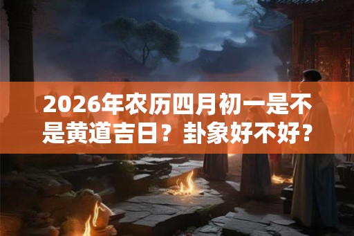 2026年农历四月初一是不是黄道吉日？卦象好不好？