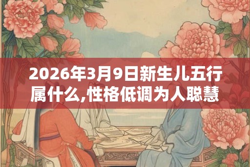 2026年3月9日新生儿五行属什么,性格低调为人聪慧 2026年3月9日新生儿五行属什么,性格低调为人聪慧
