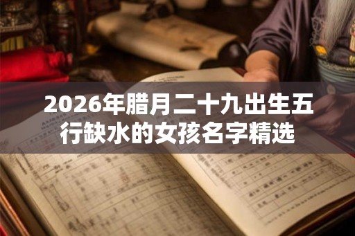 2026年腊月二十九出生五行缺水的女孩名字精选