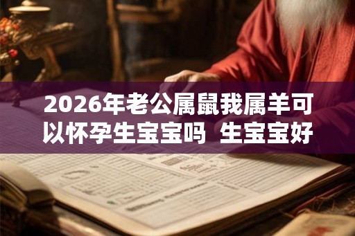 2026年老公属鼠我属羊可以怀孕生宝宝吗 生宝宝好吗 2026年老公属鼠我属羊可以怀孕生宝宝吗 生宝宝好吗