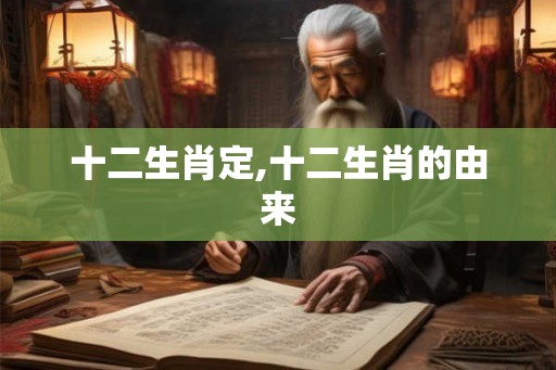 十二生肖定,十二生肖的由来