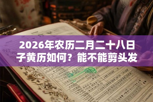2026年农历二月二十八日子黄历如何?能不能剪头发? 2026年农历二月二十八日子黄历如何?能不能剪头发?