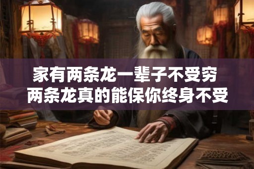 家有两条龙一辈子不受穷 两条龙真的能保你终身不受穷吗 家有两条龙一辈子不受穷 两条龙真的能保你终身不受穷吗