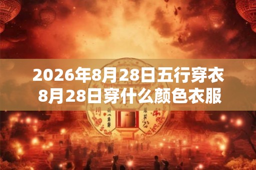 2026年8月28日五行穿衣 8月28日穿什么颜色衣服