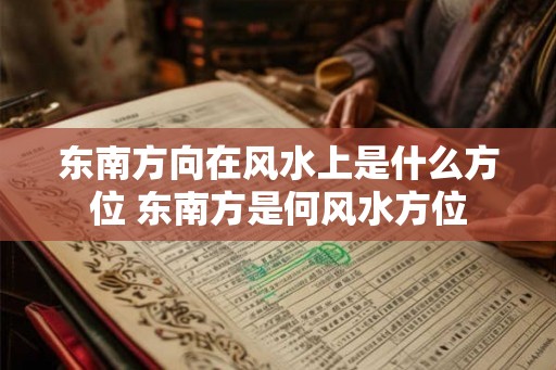 东南方向在风水上是什么方位 东南方是何风水方位