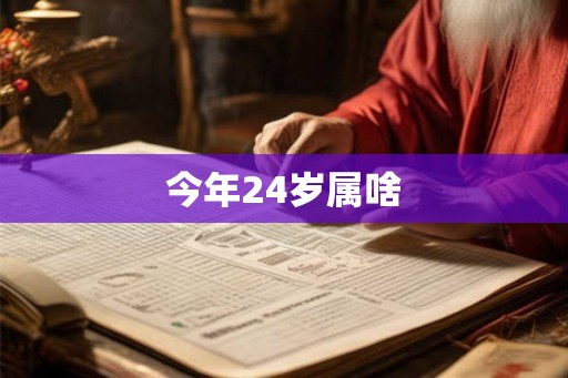 今年24岁属啥