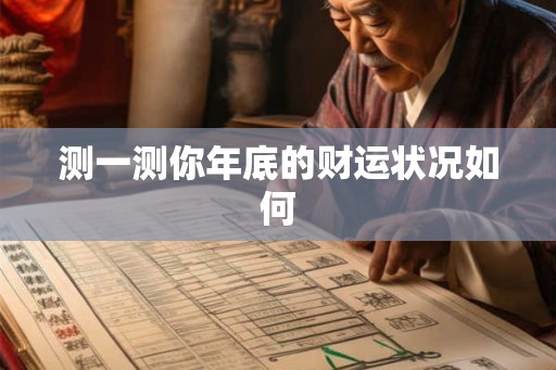 测一测你年底的财运状况如何
