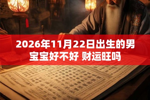 2026年11月22日出生的男宝宝好不好 财运旺吗