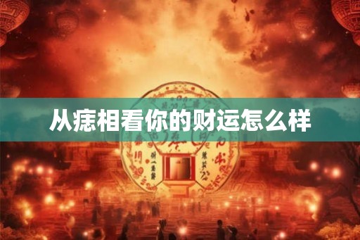 从痣相看你的财运怎么样 从痣相看你的财运怎么样