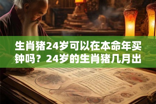 生肖猪24岁可以在本命年买钟吗？24岁的生肖猪几月出生的最好？