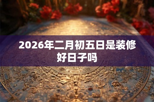 2026年二月初五日是装修好日子吗