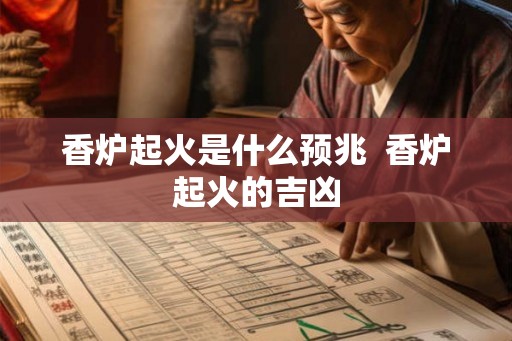 香炉起火是什么预兆 香炉起火的吉凶 香炉起火是什么预兆 香炉起火的吉凶