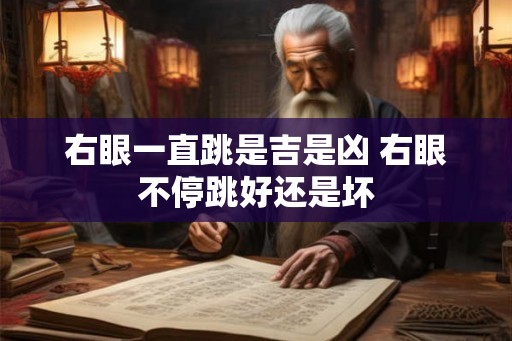 右眼一直跳是吉是凶 右眼不停跳好还是坏