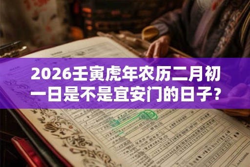 2026壬寅虎年农历二月初一日是不是宜安门的日子？