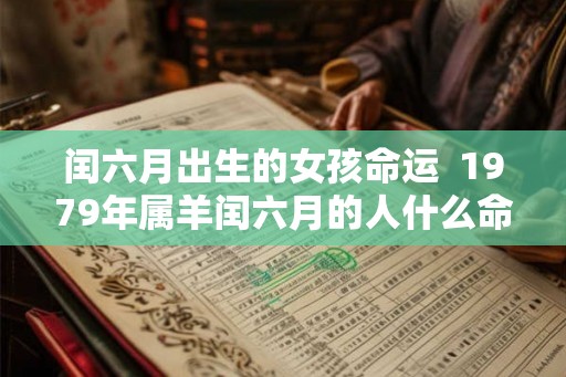 闰六月出生的女孩命运  1979年属羊闰六月的人什么命