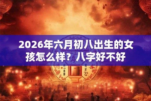2026年六月初八出生的女孩怎么样？八字好不好
