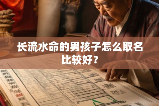 长流水命的男孩子怎么取名比较好？