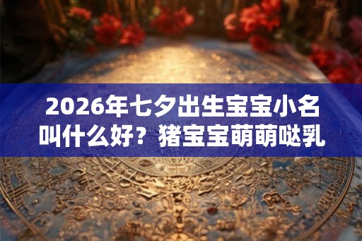 2026年七夕出生宝宝小名叫什么好？猪宝宝萌萌哒乳名推荐