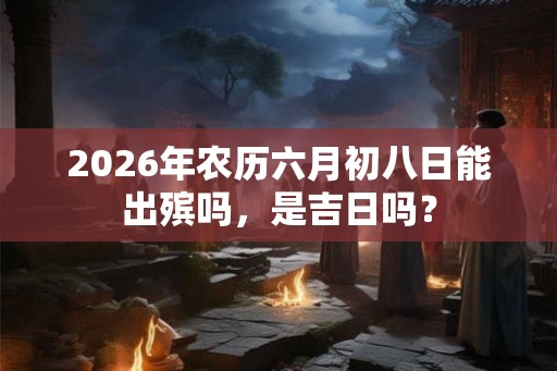 2026年农历六月初八日能出殡吗，是吉日吗？