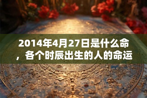 2014年4月27日是什么命,各个时辰出生的人的命运 2014年4月27日是什么命,各个时辰出生的人的命运
