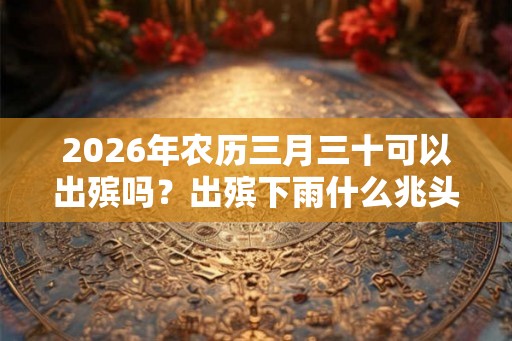 2026年农历三月三十可以出殡吗？出殡下雨什么兆头？