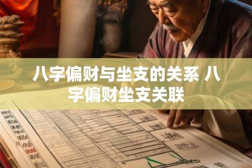 八字偏财与坐支的关系 八字偏财坐支关联 八字偏财与坐支的关系 八字偏财坐支关联