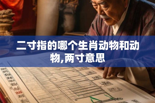 二寸指的哪个生肖动物和动物,两寸意思