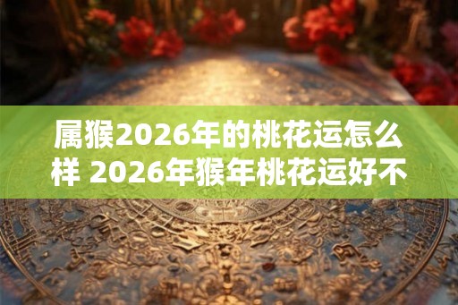 属猴2026年的桃花运怎么样 2026年猴年桃花运好不好