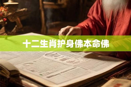 十二生肖护身佛本命佛