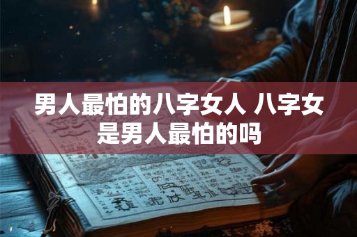 男人最怕的八字女人 八字女是男人最怕的吗