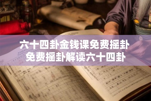 六十四卦金钱课免费摇卦 免费摇卦解读六十四卦 六十四卦金钱课免费摇卦 免费摇卦解读六十四卦