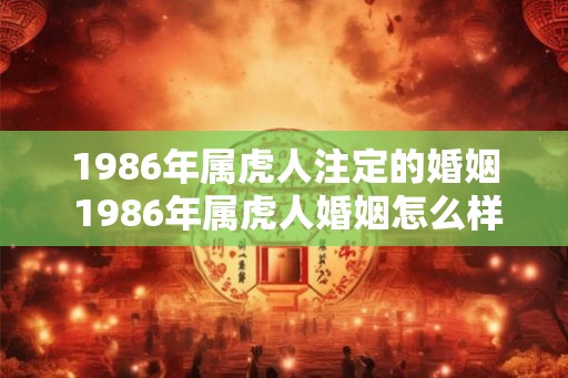 1986年属虎人注定的婚姻 1986年属虎人婚姻怎么样