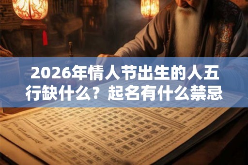 2026年情人节出生的人五行缺什么？起名有什么禁忌？