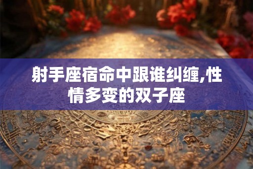 射手座宿命中跟谁纠缠,性情多变的双子座