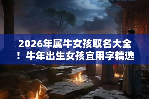 2026年属牛女孩取名大全！牛年出生女孩宜用字精选！