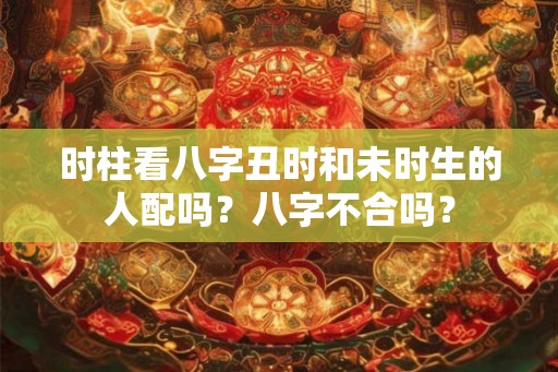 时柱看八字丑时和未时生的人配吗？八字不合吗？