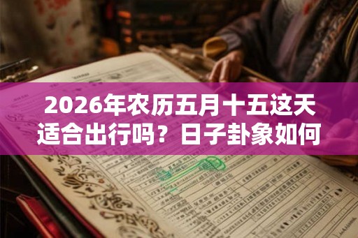 2026年农历五月十五这天适合出行吗？日子卦象如何？
