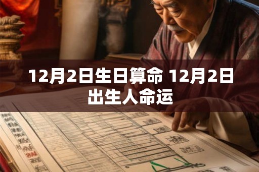 12月2日生日算命 12月2日出生人命运 12月2日生日算命 12月2日出生人命运