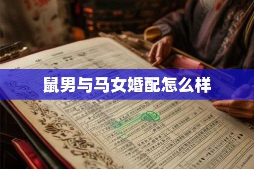 鼠男与马女婚配怎么样