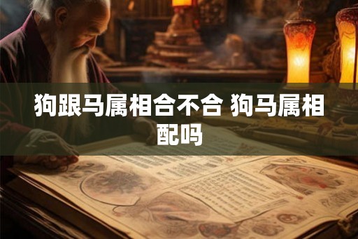 狗跟马属相合不合 狗马属相配吗 狗跟马属相合不合 狗马属相配吗
