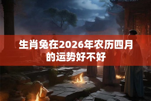 生肖兔在2026年农历四月的运势好不好 生肖兔在2026年农历四月的运势好不好