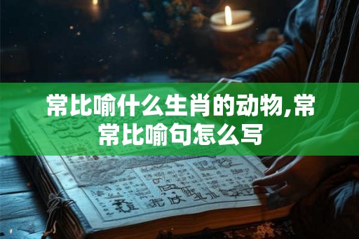 常比喻什么生肖的动物,常常比喻句怎么写