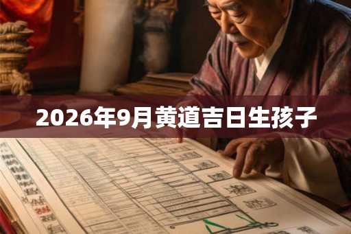 2026年9月黄道吉日生孩子