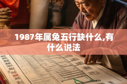 1987年属兔五行缺什么,有什么说法