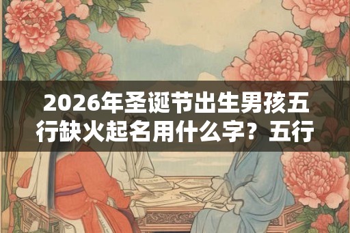 2026年圣诞节出生男孩五行缺火起名用什么字？五行缺火名字精选