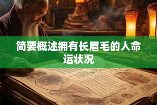 简要概述拥有长眉毛的人命运状况 简要概述拥有长眉毛的人命运状况