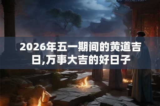 2026年五一期间的黄道吉日,万事大吉的好日子