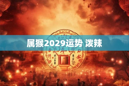 属猴2029运势 泼辣