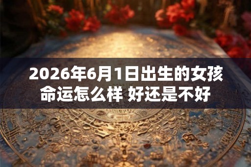 2026年6月1日出生的女孩命运怎么样 好还是不好