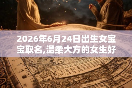 2026年6月24日出生女宝宝取名,温柔大方的女生好名